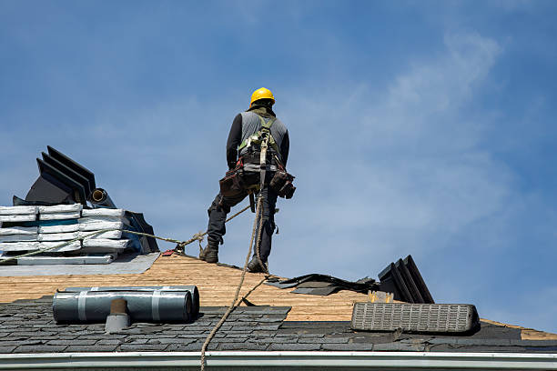 Professional Roofing technician working in Chimacum, WA